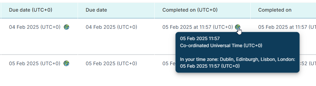 Ruleguard - Time zone on Design Events Tab